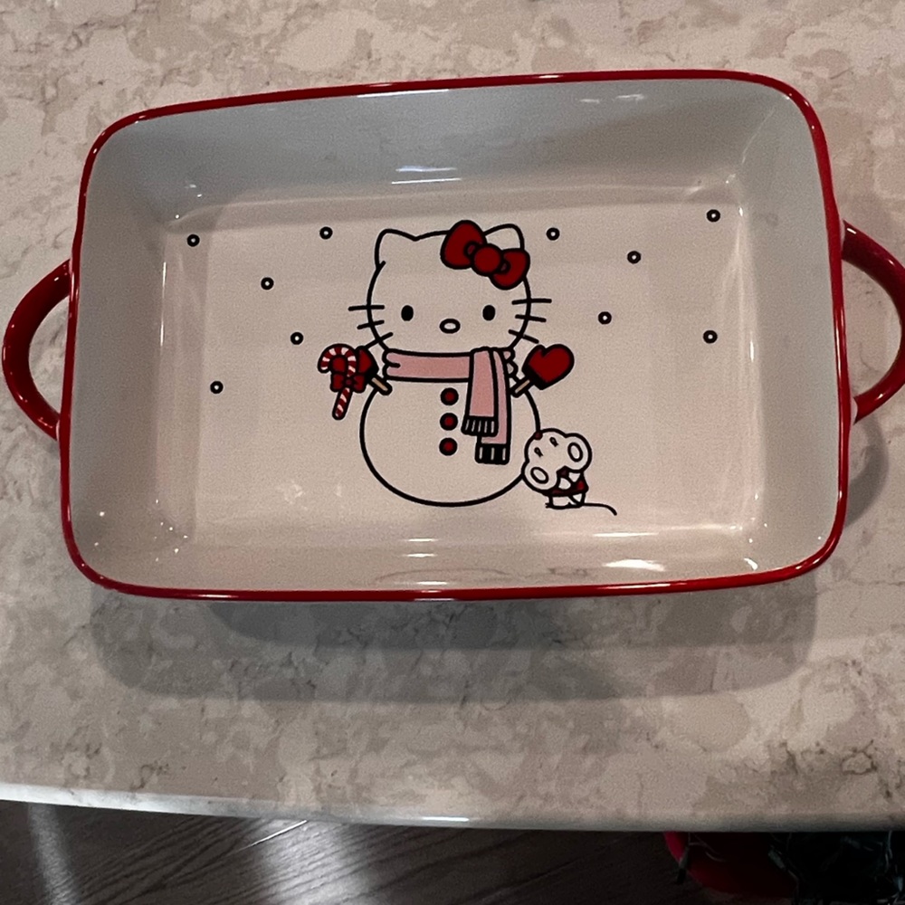 Hello Kitty Holiday XL Casserole Baking Dish